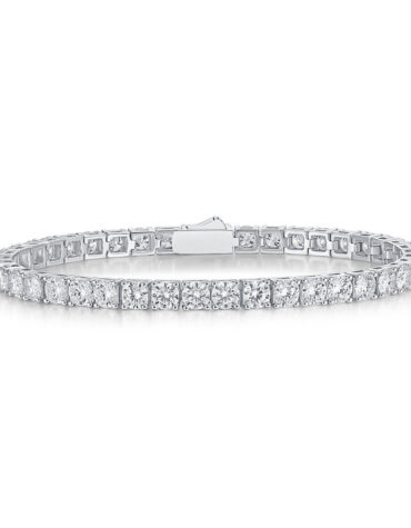 4mm EF/VS1 Round Cut Lab Grown Diamonds Tennis Bracelet